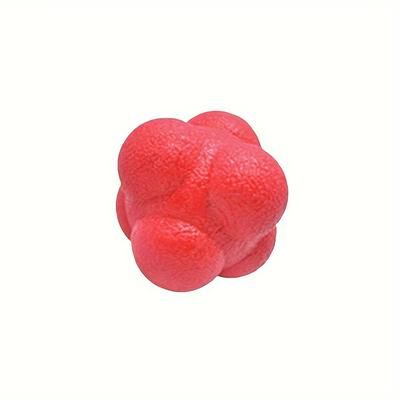 TEMU 1pc Hexagonal Ball, Reaction Speed Changing Ball, Agility Training Elastic Ball
