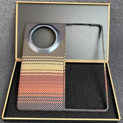 Genuine Aramid Carbon Fiber Magsafe Case for Honor Magic V3 MagicV3 Matte Sunset Bulletproof Thin Hard Magnetic Wireless Cover