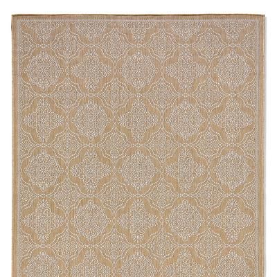 Aveiro Tile Indoor/Outdoor Rug - Sand, 1'11" x 7'6" - Frontgate