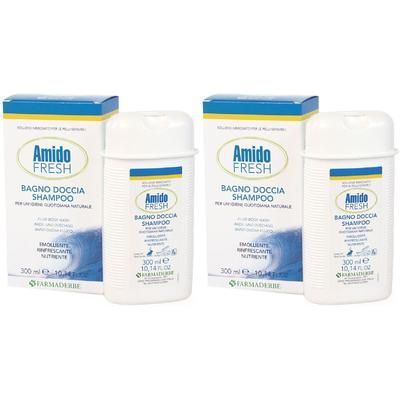 Amido Fresh Bagno Doccia Shampoo 300 Ml Set da 2 2x300 ml Gel doccia
