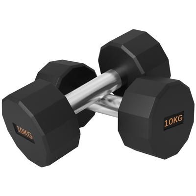 TEMU Dumbbells Set, Hand Weights Pair With 12-sided Shape And Non-slip Grip For Men Women Home Gym Workout