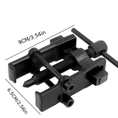 TEMU 1pc Heavy-duty 2 Claw Bearing Puller, High Strength Screw Rod, Manual Automotive Repair Tool For Bearings, Black