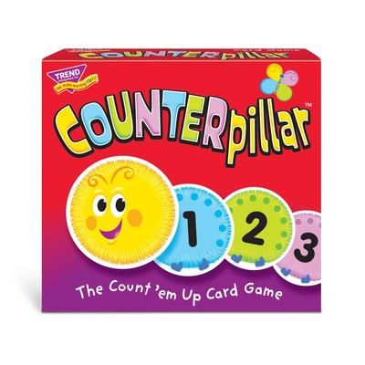 Trend Enterprises T20009 COUNTERpillar Card Game - Math - 1 to 4 Players TEPT20009