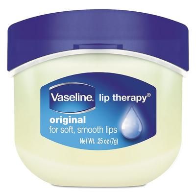 Vaseline Lip Therapy, Original, 0.25 oz, 32/Carton (UNI20677CT)