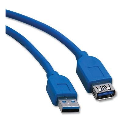 Tripp Lite U324010 USB 3.0 SuperSpeed Extension Cable (A-A M/F), 10 ft., Blue TRPU324010