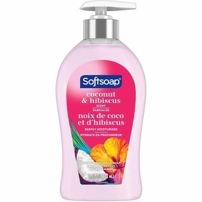 Softsoap US07157A Coconut Hand Soap - Coconut & Hibiscus Scent - 11.3 fl oz (332.7 mL) - Pump Bottle Dispenser CPCUS07157A