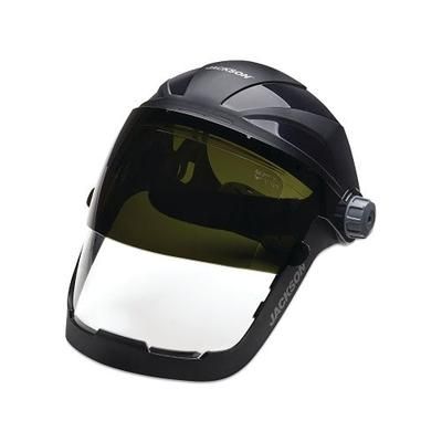 Jackson Safety QUAD 500 Series Premium Multi-Purpose Face Shields with Headgear, AF/Clear, 9 in H x 12-1/4 in L (138-14233)
