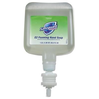SafeGuard 47434 Professional Antibacterial E2 Foaming Hand Soap, Unscented, 1200 ml Refills, 4/Case - Case of 4