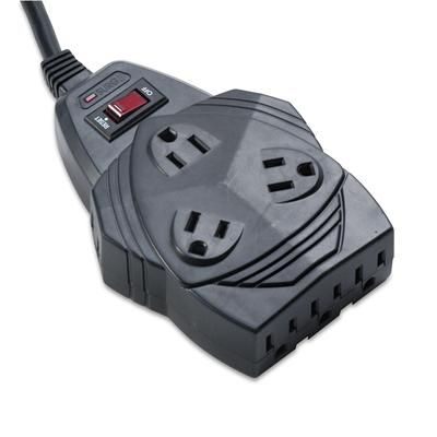 Fellowes 99091 Mighty 8 Surge Protector, 8 Outlets, 6 ft Cord, 1460 Joules, Black 856630