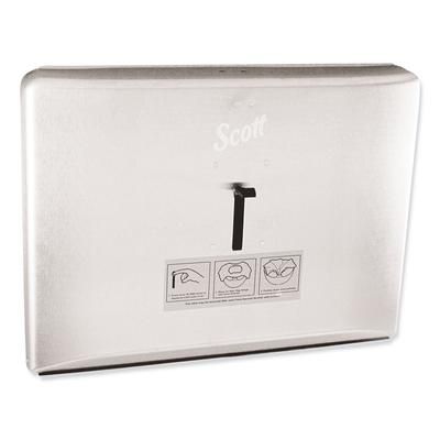 Scott® 09512 Personal Seat Cover Dispenser, 16.6 x 2.5 x 12.3, Stainless Steel KCC09512