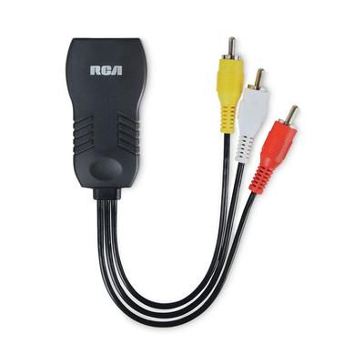 RCA DHCOMEV RCA Composite Adapter, Black