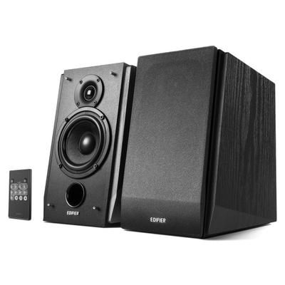 Edifier R1850Db 70-Watt Rms Amplified Bluetooth Bookshelf Speaker System With Sub Out, Black