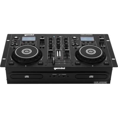 Gemini Sound Gemini Cdm-4000Bt: Dual Cd/usb Media Player With Bluetooth - Cd-R - Cd-Da Playback - 2 Disc(S) - Black