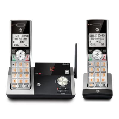 At&t Cl82215 2 Handset Expandable Cordless Phone System With Digital Answering System