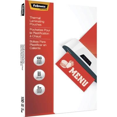 Fellowes Thermal Laminating Pouches, 17-1/2" X 11-1/2", 5 Mil, Clear, Pack Of 100