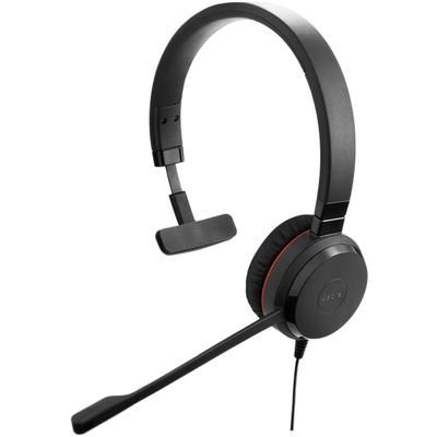 Jabra Evolve 30 Ii Uc Mono Headset - Mono - Mini-Phone (3.5Mm) - Wired - Over-The-Head - Monaural - Supra-Aural - Noise Canceling