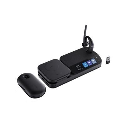 Yealink Teams Mono Bluetooth Wireless Headset Workstation Pro, Black, Yea-Bh71-Work-Pro