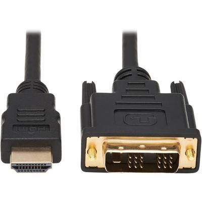 Eaton Tripp Lite Series Hdmi To Dvi Adapter Cable (M/m), 12 Ft(3.7 M) - Adapter Cable - Single Link - Hdmi Male To Dvi-D Male - 12 Ft