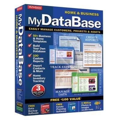 Avanquest Software Mydatabase Home And Business, Windows Compatible, Esd