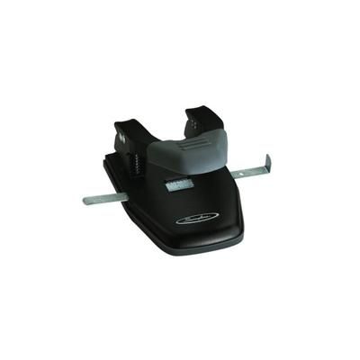 Swingline Comfort Handle 2-Hole Punch, Black/gray