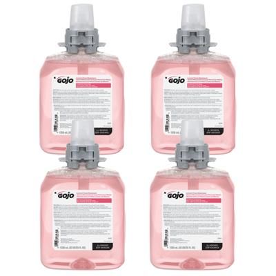 Gojo Fmx-12 Luxury Foam Hand Wash Soap, Cranberry Scent, 42.27 Oz, Carton Of 4 Bottles