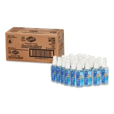 Clorox 02174 Hand Sanitizer, 2 oz Spray, 24/Carton - Case of 24 CLO02174