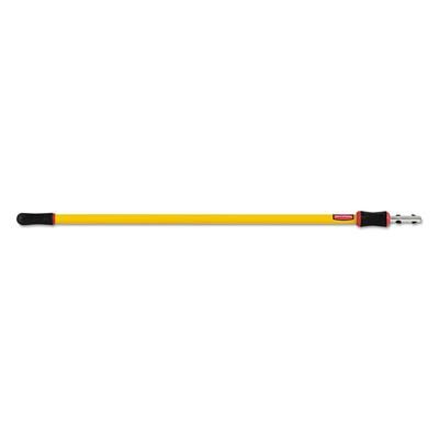 Rubbermaid FGQ76500YL00 HYGEN 48-96" Quick-Connect Extension Pole, Aluminum, Yellow