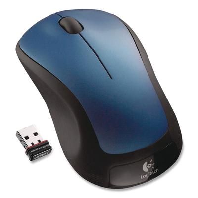 Logitech M310 Wireless Mouse, 2.4 GHz Frequency/30 ft Wireless Range, Left/Right Hand Use, Peacock Blue (LOG865787)