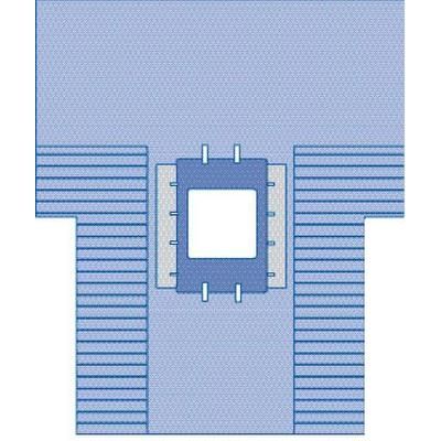 Medline Bariatric Drape, Sterile, 8/CS (DYNJP3105)