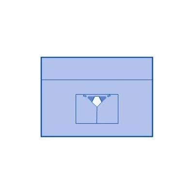Medline Beach Chair Shoulder Drape, Sterile, 5/CS (DYNJP8414)