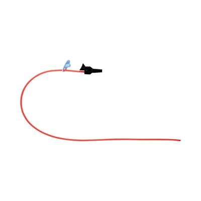 Medline 10 Fr Red Poly-Cath Open Suction Catheter Straight Pack, 100/CS (DYND40990)