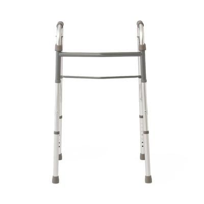 Medline Adult Folding Paddle Walker, No Wheels, 4/CS (MDS86410P)