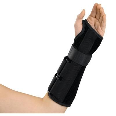 Medline Deluxe Wrist and Forearm Splint, Left, Size S, 10", 1 EA (ORT18110LS)