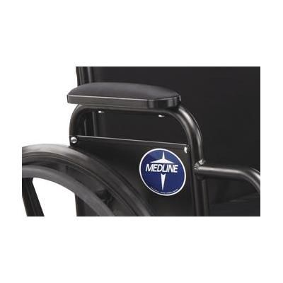 Medline Black Nylon Desk-Length Armrest Pad for K3 Basic Wheelchair, 1 EA (WCA806915NYL)