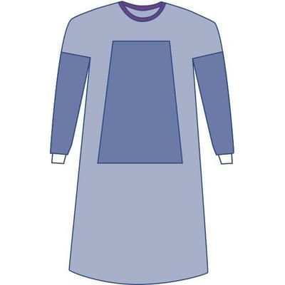 Medline Eclipse Gown with Reinforced Fabric, Size XL, 30/CS (DYNJP2102)