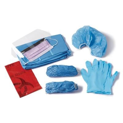 Medline Employee Protection Kit with Eye Shield, 25/CS (DYKD100EPKLF2)