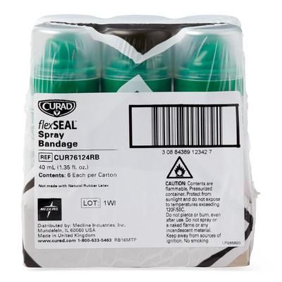 Curad flexSEAL Spray Bandage, 40 mL, 1 EA (CUR76124RBH)