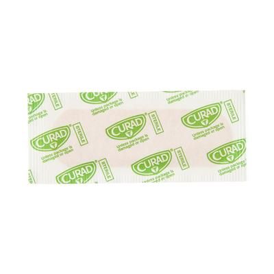 Curad Plastic Adhesive Bandage, 1" x 3", 100 Bandages/Box, 100/BX (NON25600Z)