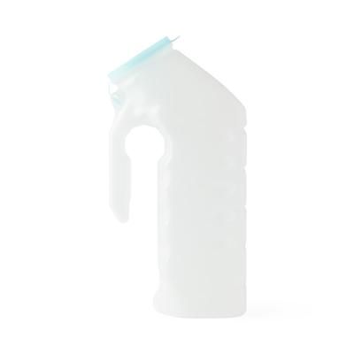 Medline Deluxe Male Urinal with Glow-in-the-Dark Lid, 48/CS (DYND80235SD)