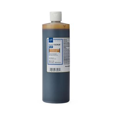 Medline Povidone Iodine (PVP) Scrub Solution, 1 Pint, 1 EA (MDS093947H)