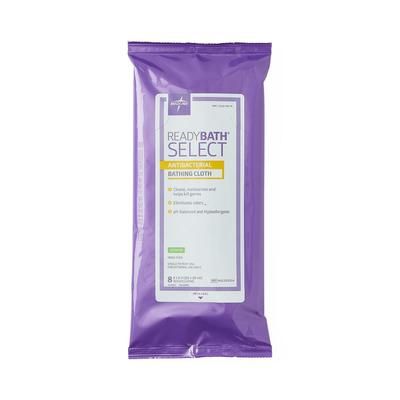 Medline ReadyBath SELECT Medium-Weight Washcloth, Antibacterial, Scented, 8/Pack, 30/CS (MSC095104)