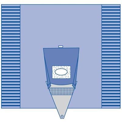 Medline Ultragard Craniotomy Drape with Drawstring, 8/CS (DYNJP10001UGD)