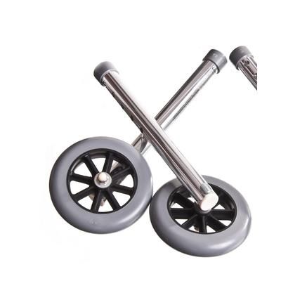 Medline Walker Foot Piece Extension Set with 5" Wheels, 7/8" Frame, 1/KT (G07724)