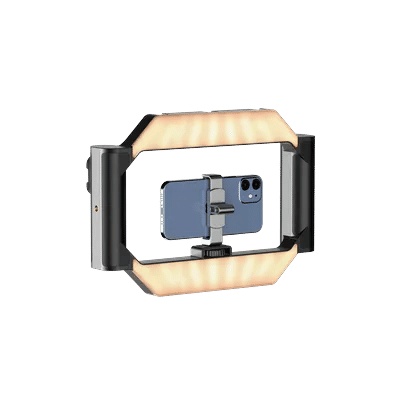 Ulanzi U-Rig Video LED Light Wireless Remote Smartphone Video Light 2 in 1 Ring Light Handheld Light with Bracket for DSLR