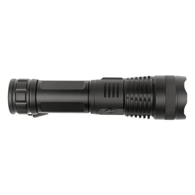 Lion Power Optics High-Powered Rechargeable 1800 Lumens LED Flashlight Black LPO150