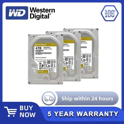 WD Western Digital WD Gold 4TB 6TB 8TB Enterprise Class HDD 500GB 1TB 2TB 3.5" Internal Hard Drive 7200 RPM hdd 4tb Hard disk