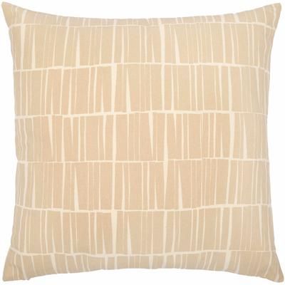Kalecik 20" Square Modern Pillow plush Cotton Oatmeal/Tan/Light Beige/Beige Lumbar Pillow - Boutique Rugs