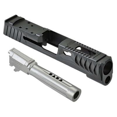 Norsso N365XL Bull Barrel Reptile KP Set Satin Stainless GEO Port Black N365XLBB-REP-KP