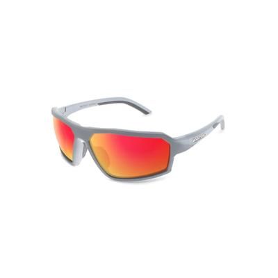 War Bird Sleeper Cell Glasses Grey Frames/Smoke Lens/Red Shield EYSCGYSMRDR