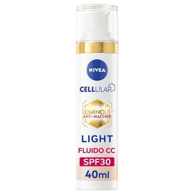Nivea Cellular Luminous630 Fluido CC Cream SPF 30 Light 40 ml, Crema v